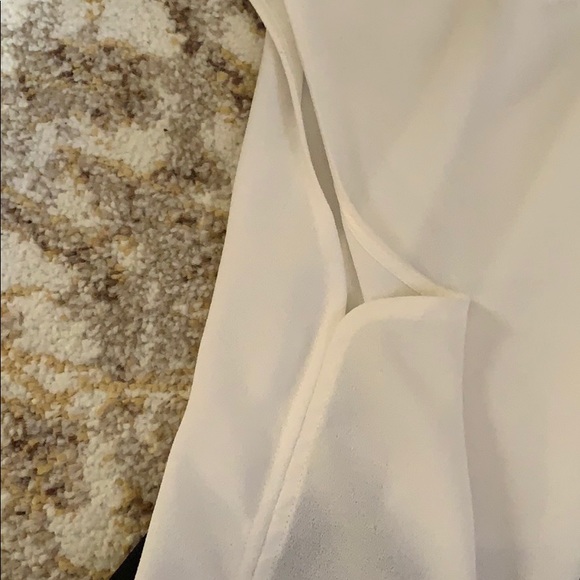 Zara Color Block Feminine Sleeveless Blouse - Picture 4 of 7